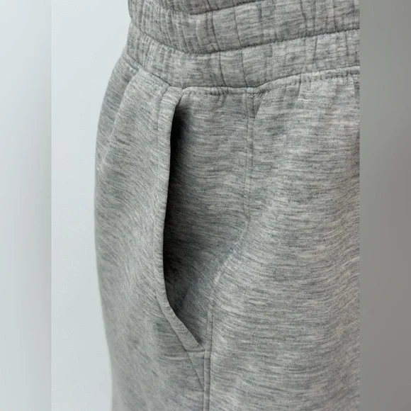 NWT Abercrombie & Fitch YPB Neo Knit Sporty Gray Sleeveless Athleisure Romper - Picture 9 of 16